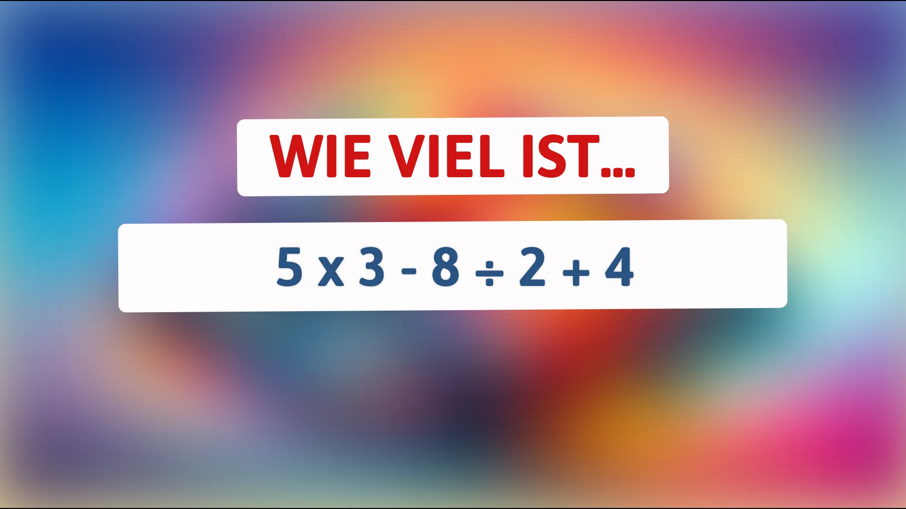 "Nur 1% können dieses Mathe-Rätsel in Sekunden lösen – gehörst du dazu?""