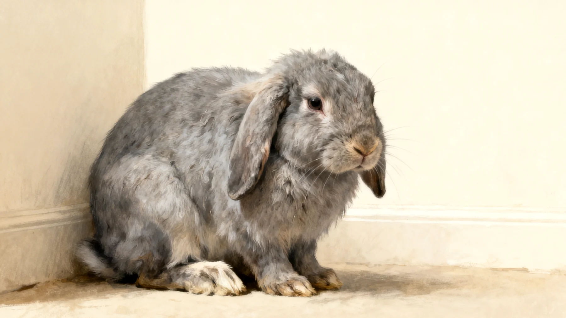 Ältere Kaninchen zeigen häufig Verhaltensänderungen wie verringerte Aktivität, Orientierungslosigkeit oder Aggression aufgrund von altersbedingten kognitiven Einschränkungen und chronischen Schmerzen, was spezielle Trainings- und Verhaltensübungen erfordert, um ihre Lebensqualität zu erhalten"