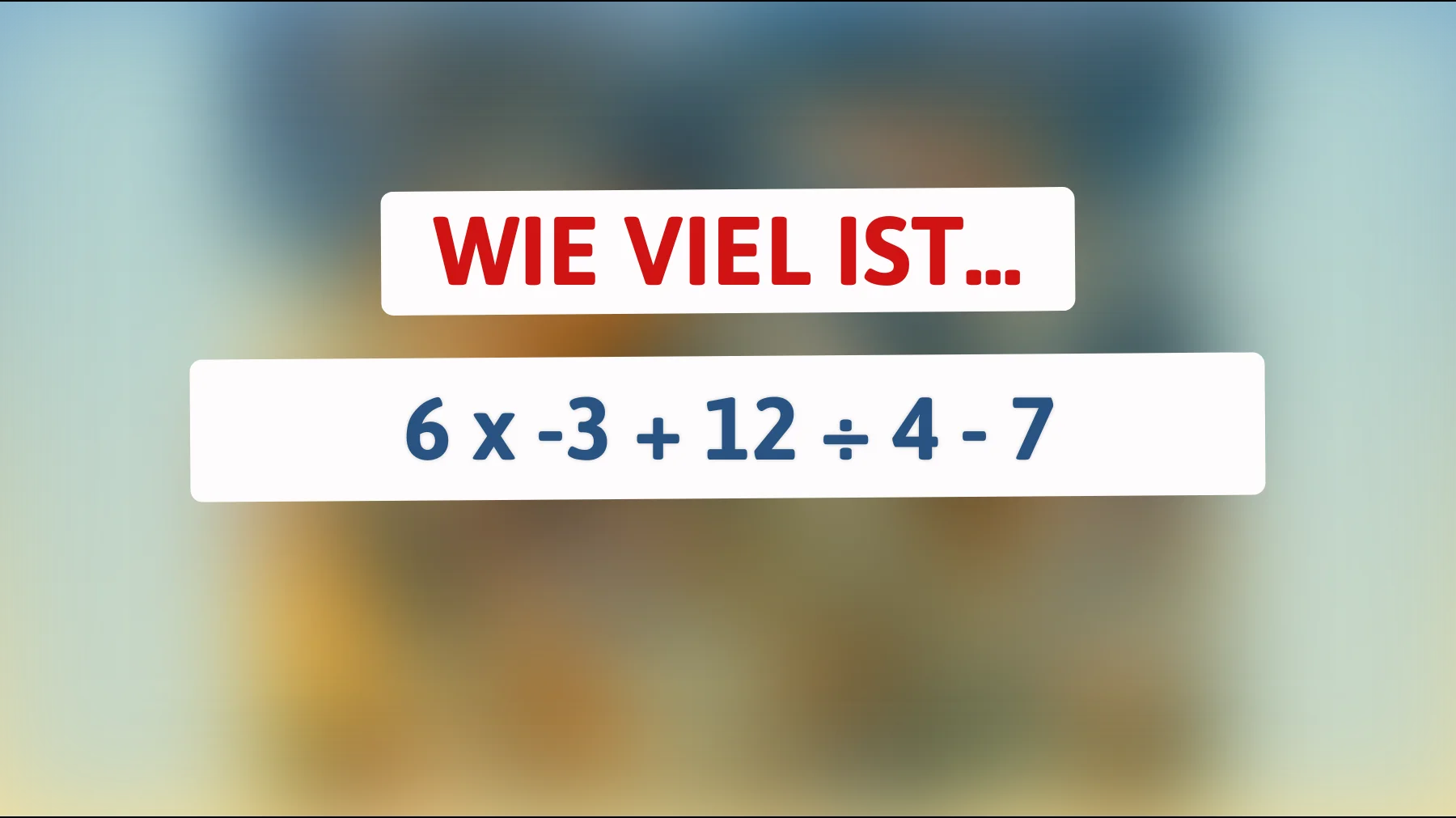 Kannst du dieses verzwickte mathematische Rätsel lösen? Teste deine Intelligenz mit dieser herausfordernden Gleichung!"