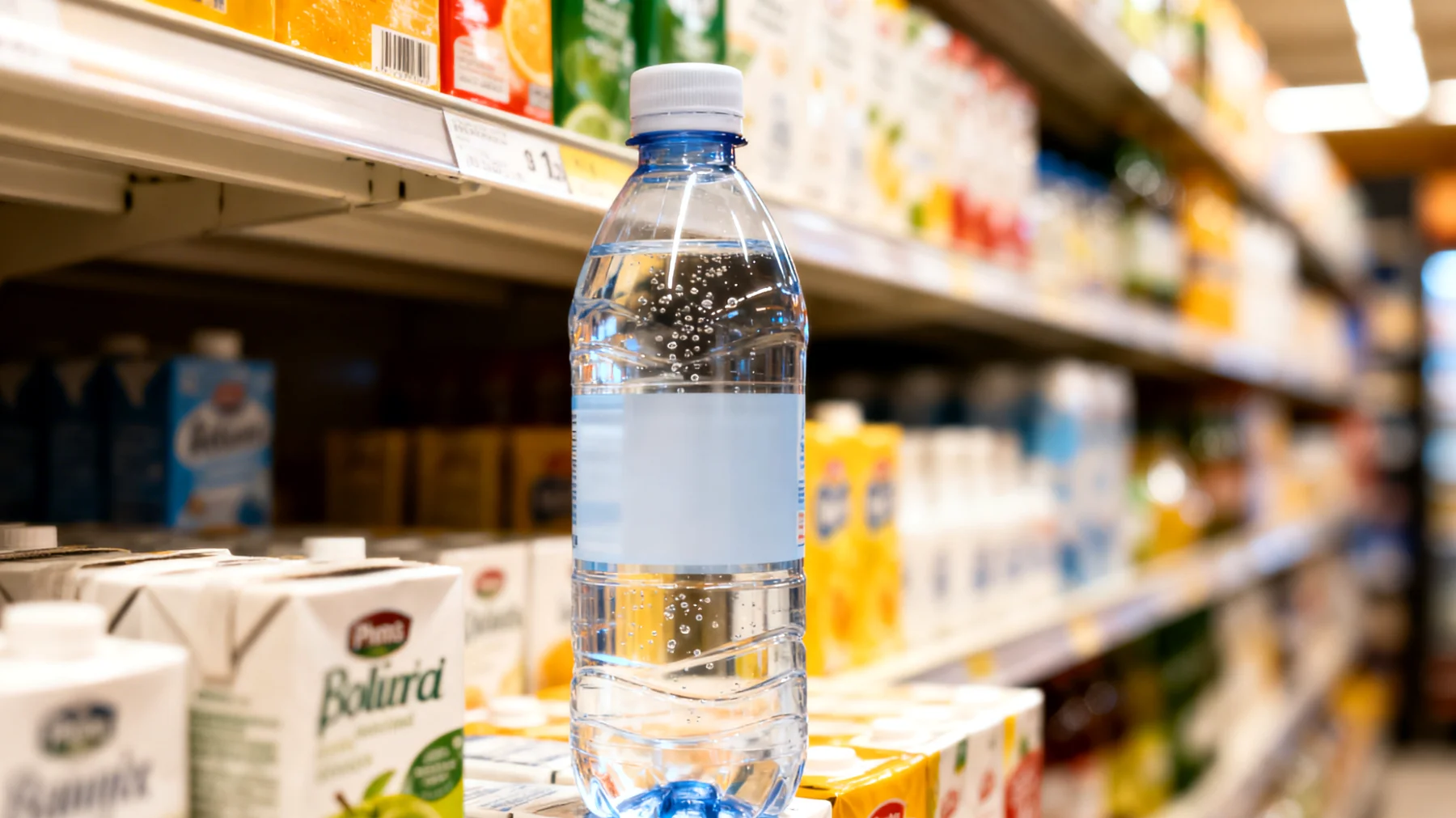 Mineralwasser mit Kohlensäure"