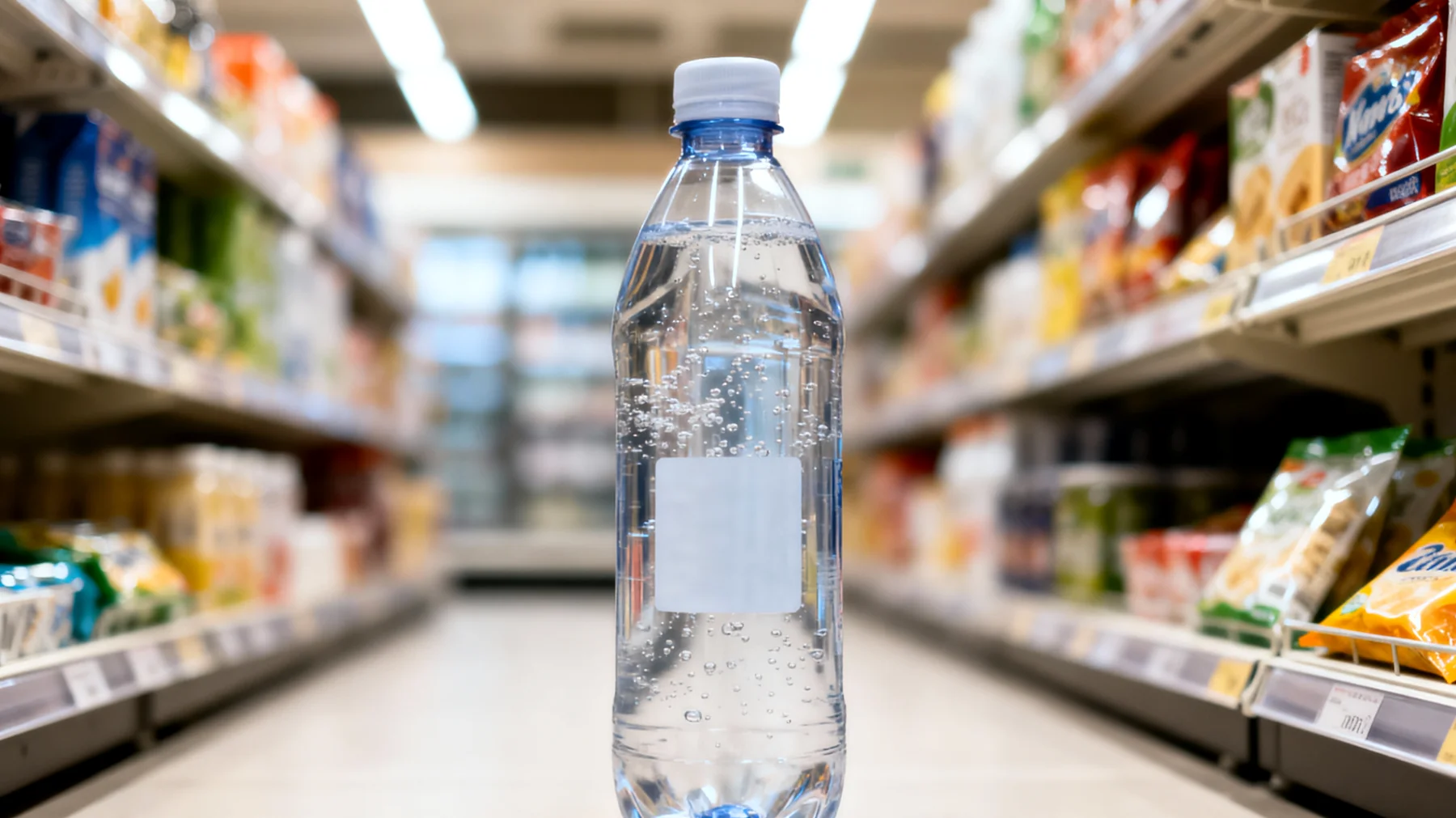 Mineralwasser mit Kohlensäure"