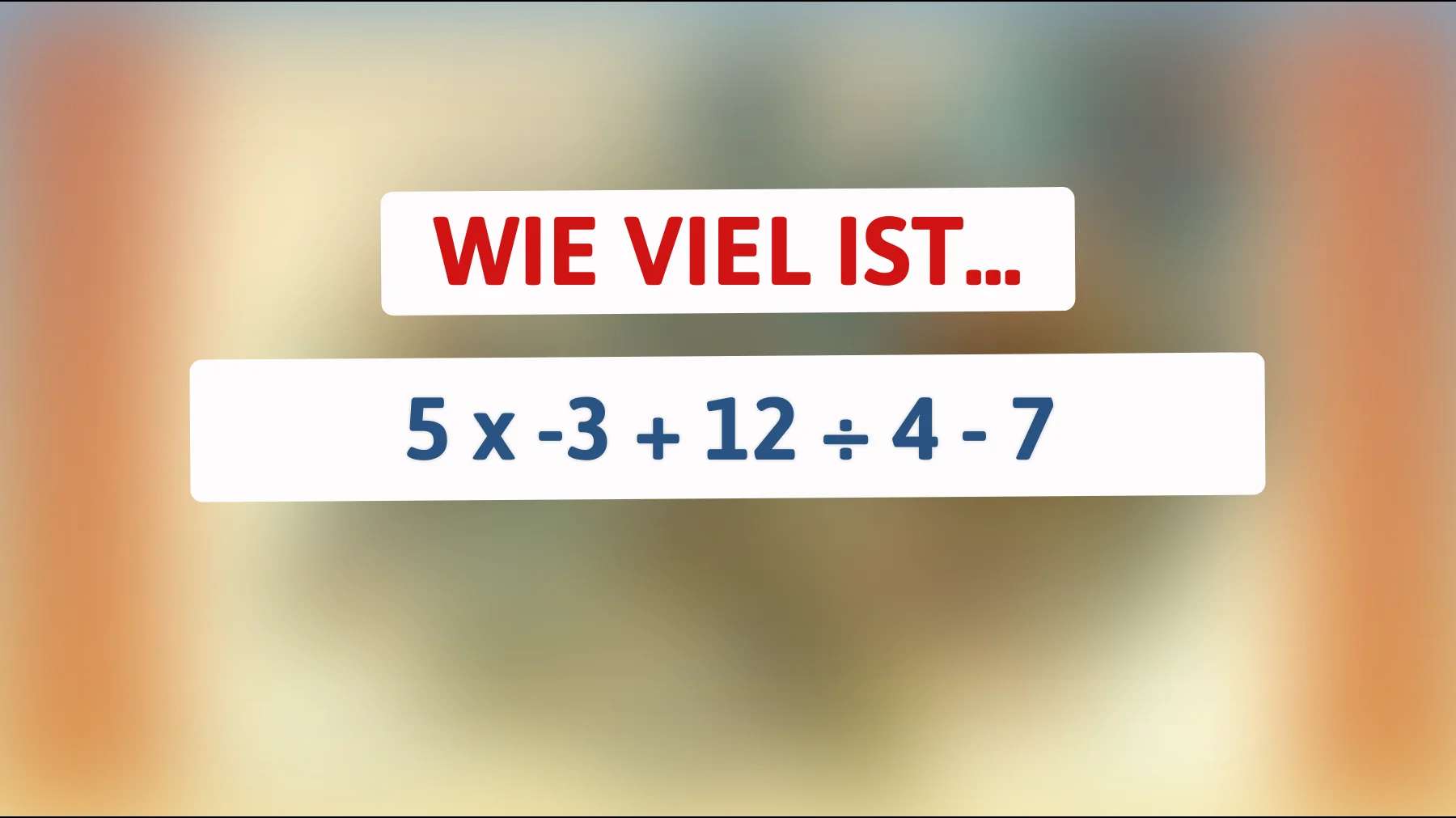 Nur die genialsten Köpfe können dieses vermeintlich einfache Mathe-Rätsel knacken! Bist du schlau genug?"